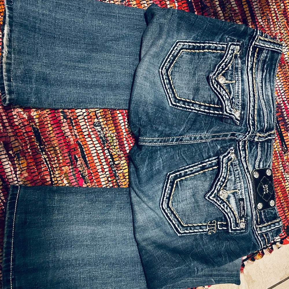 Miss Me signature boot jean
